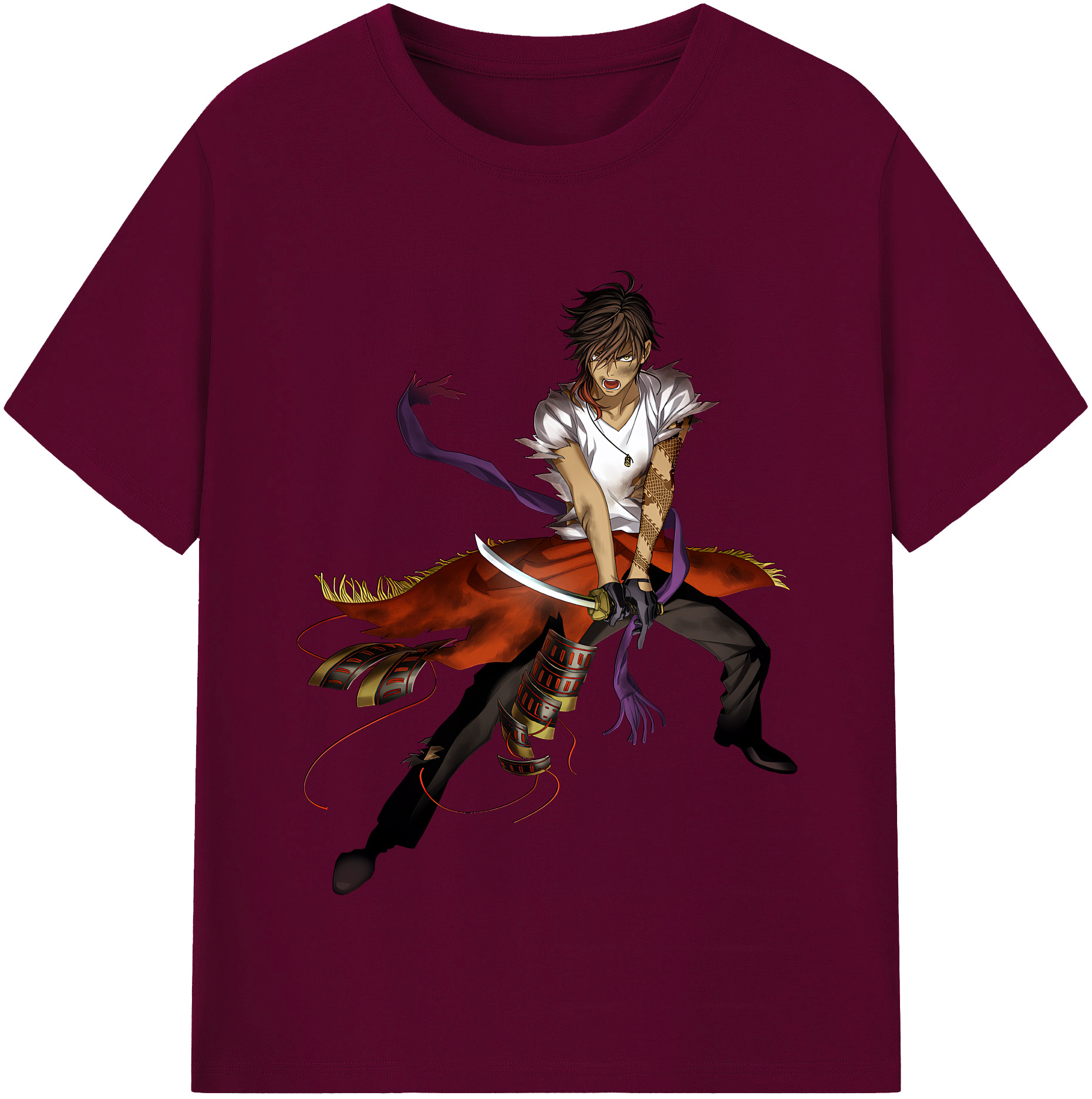 （画像用） 刀剣乱舞 Touken Ranbu レディースカジュアルプリントTシャツ（綿100％）